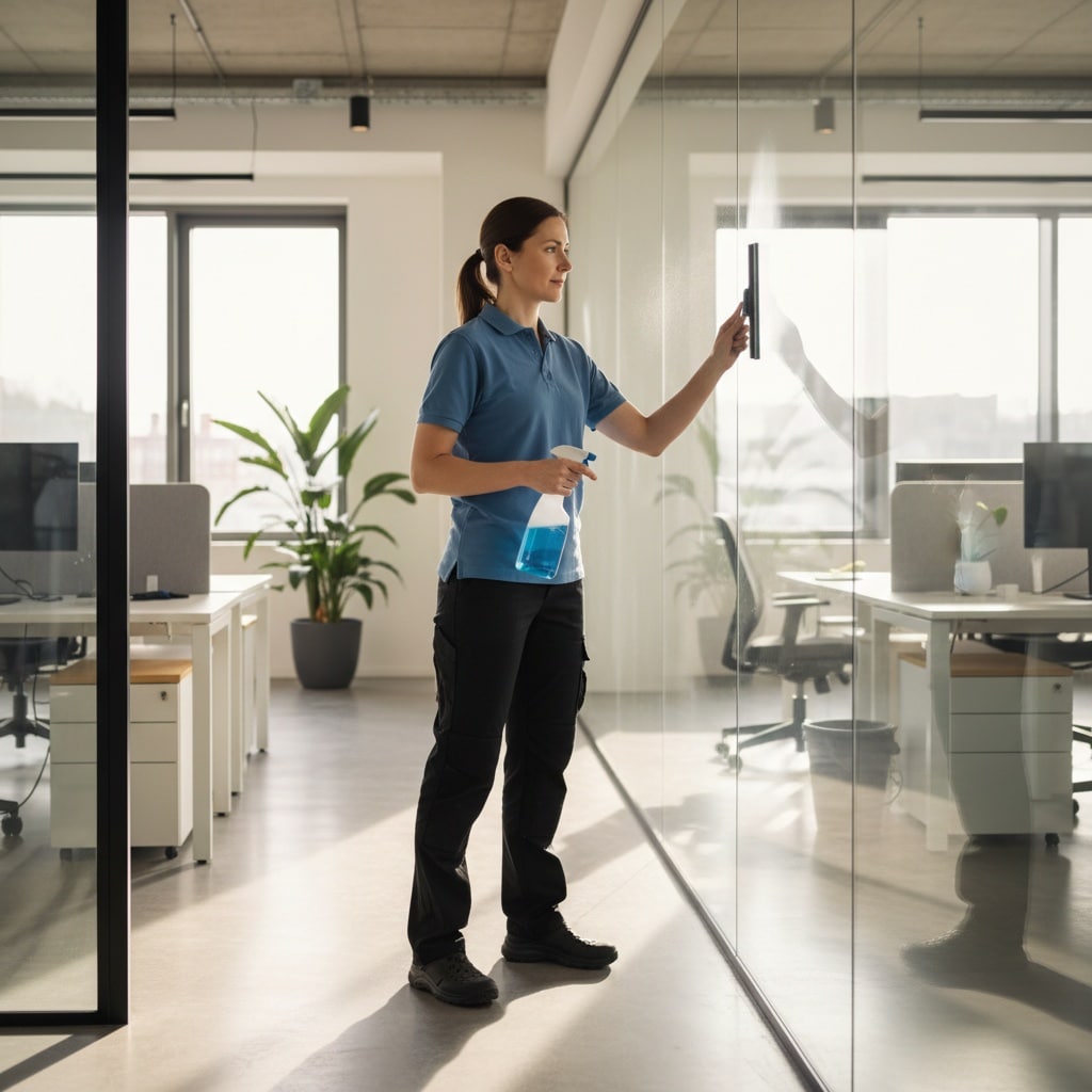 Commerical Window Washing interior windows Tampa
