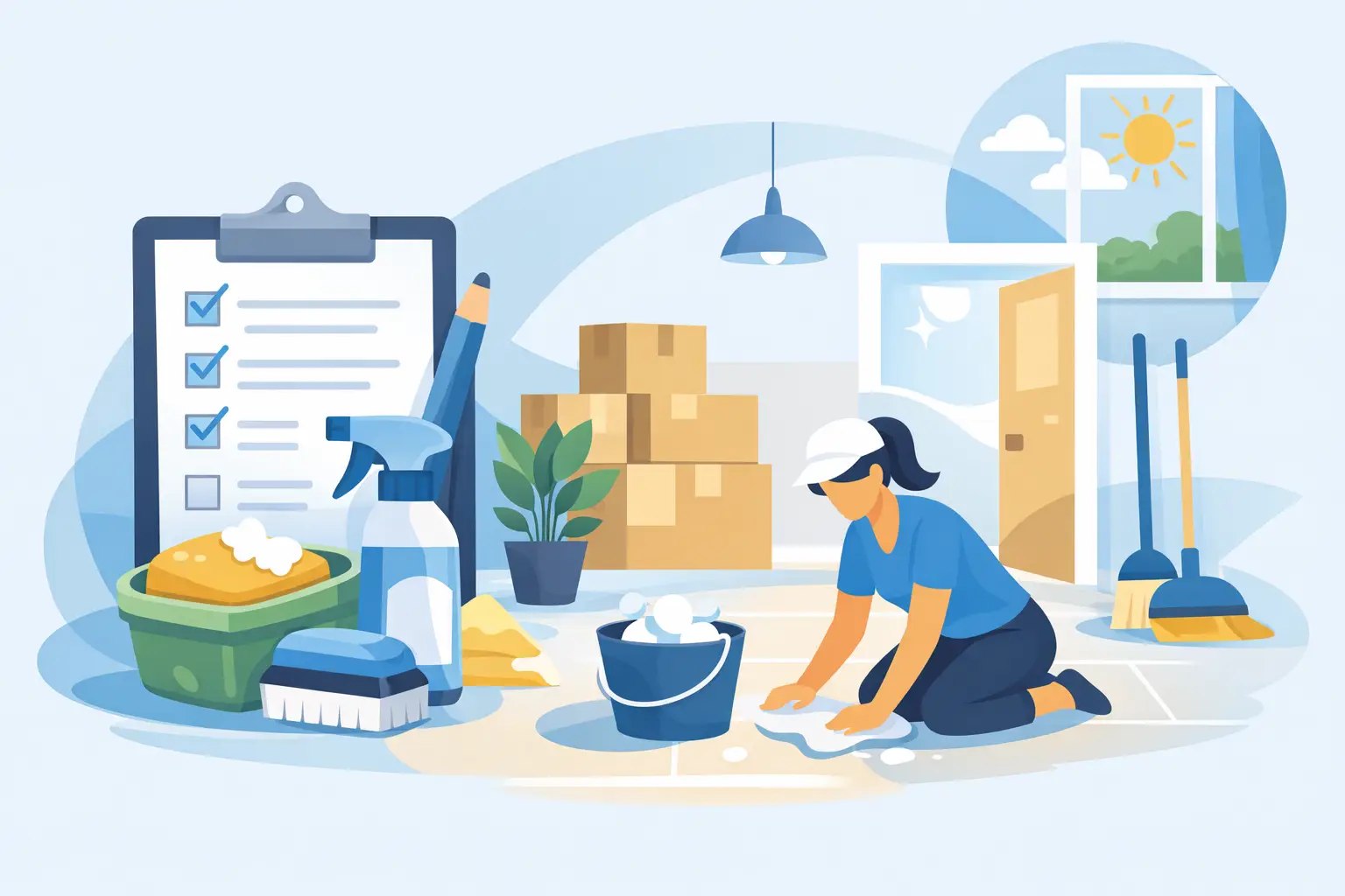 Move In Cleaning Checklist for a Fresh Start